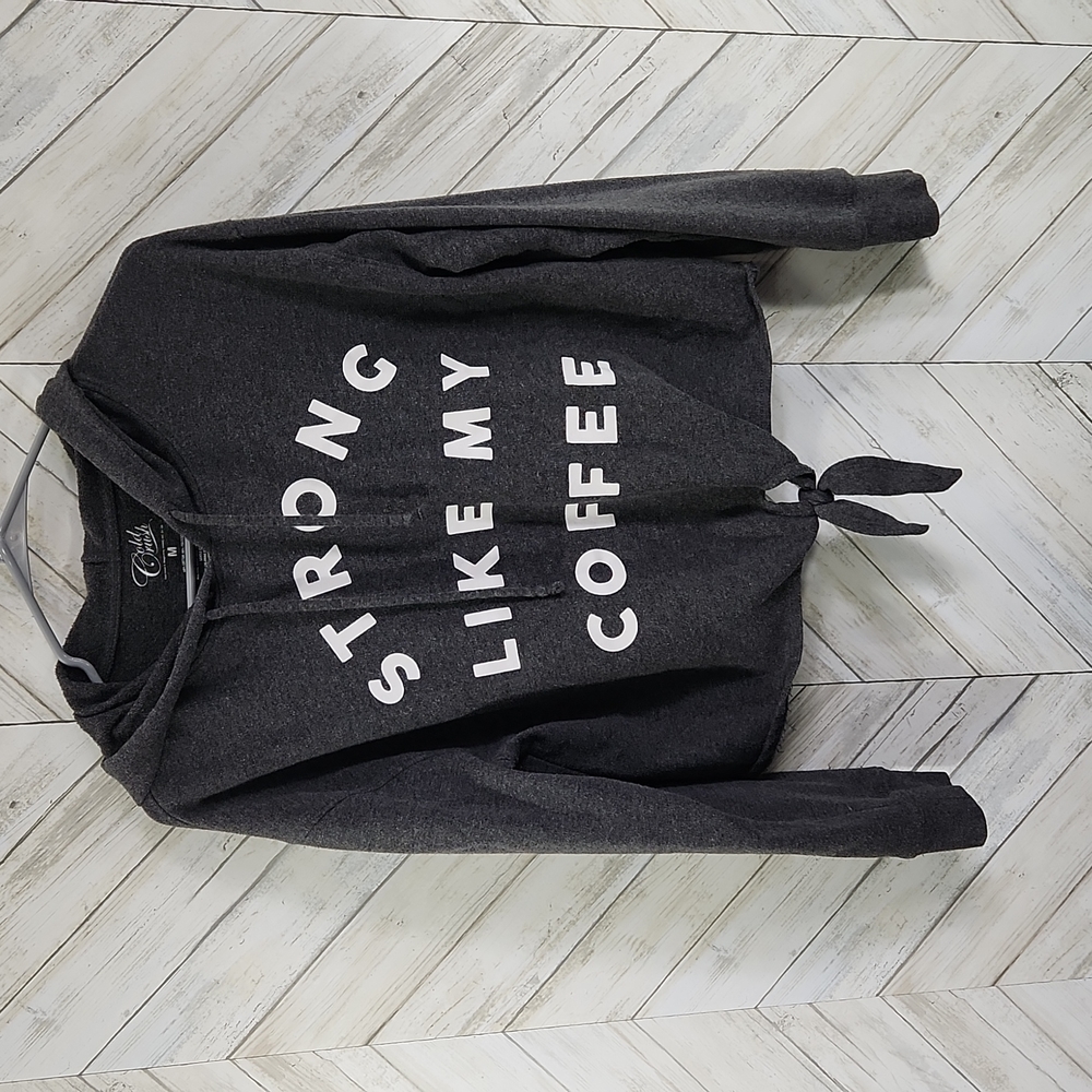 Cold crush gray pullover hoodie Size M